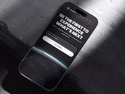 GlorkAI Waitlist Template Development