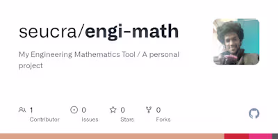 GitHub - seucra/engi-math: My Engineering Mathematics Tool / A …