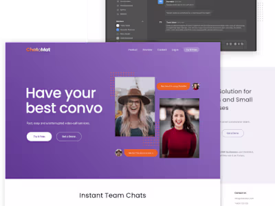 Concept Chat App Website