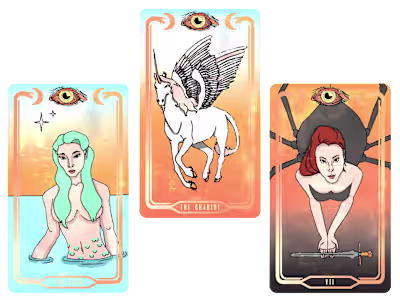 Cryptid Tarot Cards