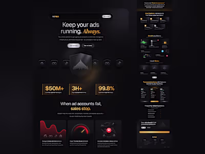 Apptics Stealth Landing Page and Brand Identity