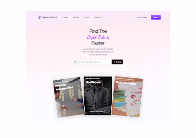AgencySearch by Ottomate Landing Page Redesign