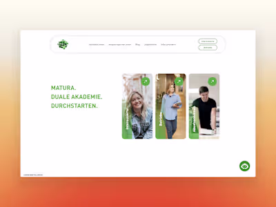 Duale Akademie Website Redesign and Development