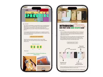 Launch Email Sequence for Casey's Zero-Waste Phone Case