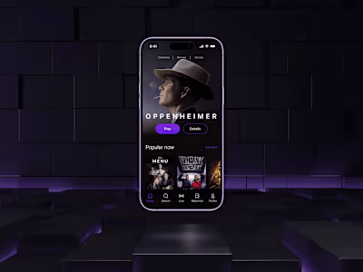 Cinema app | Live streaming app