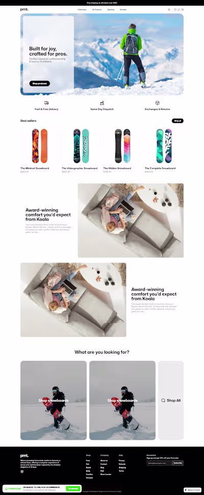 This is the Frameship site I built as an assignment followin...