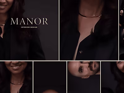 Rebranding of MANOR Interior Design Company + eCommerce