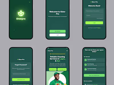 A cleaning rendering service is designed. What do you think