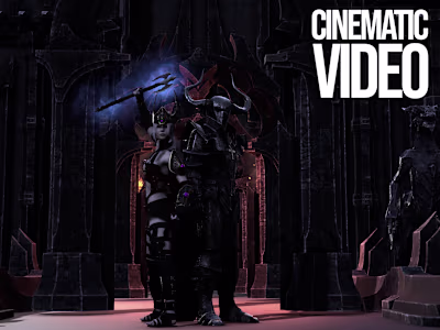 Dark Cinematic 3D Animation Project