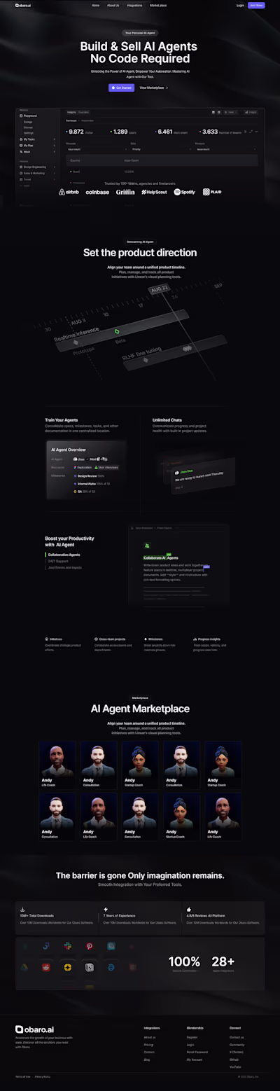 Build & Sell AI Agents   Landing Page