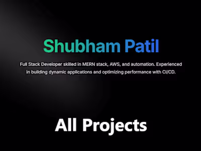 Portfolio Website