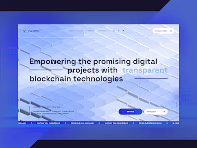 Invest DAO on Behance