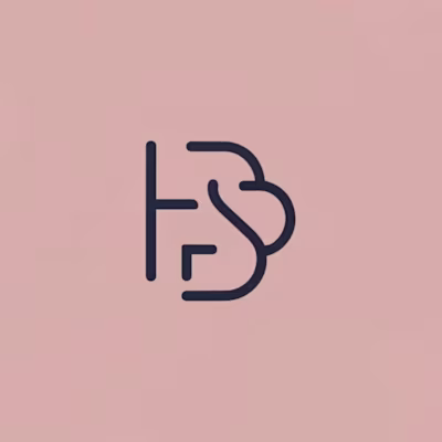 unique monogram logo design