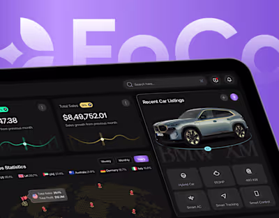 Car Sales Management - SaaS & UX UI Design