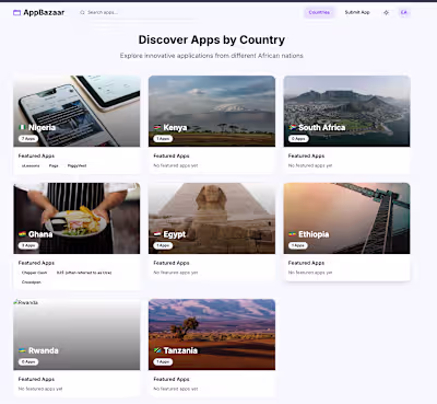 AppBazaar - African App Discovery Platform