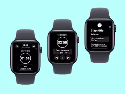 WatchApp wireframe for the project I'm currently working on:...
