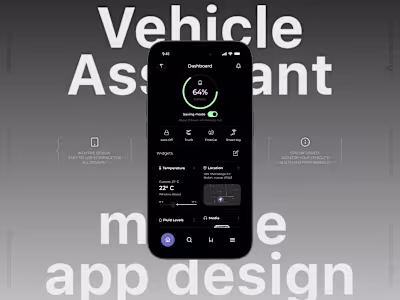 Vehicle Assistant Mobile App