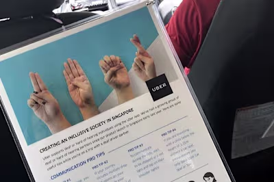 Uber Deaf driver Programme
