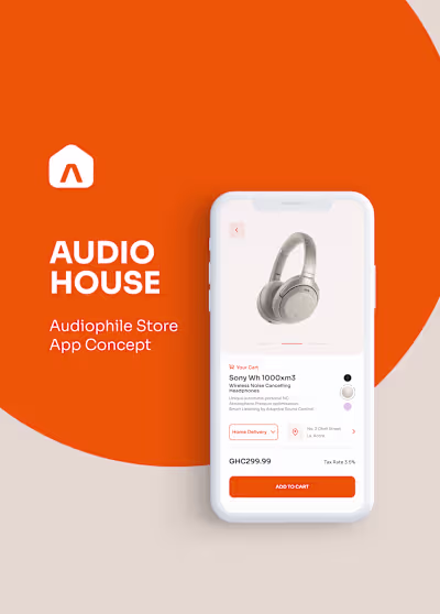 AUDIO HOUSE (Audiophile Store App Concept) :: Behance