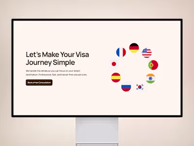 VisaFlow — Visa & Immigration Template for Framer