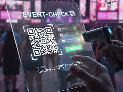 Proud to have built a smart ticketing and QR check-in system...