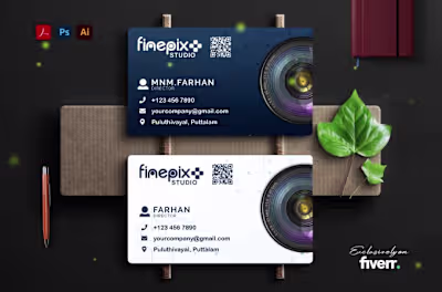 I will design luxury, professional business card with 2 concepts