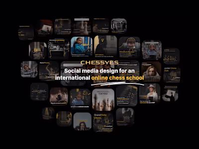 Social media design for chess school