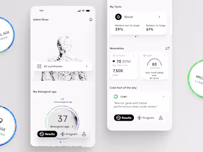 Biological test Results app