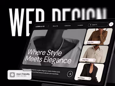 Liceria & Co. Fashion Collection Landing Page