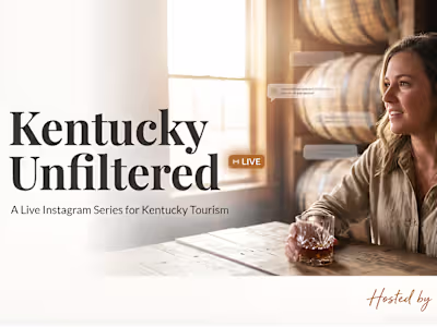 Designed an Investor Pitch Deck for a Kentucky Travel Startup
