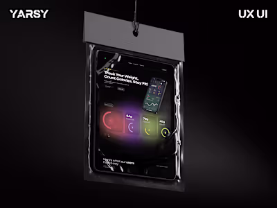 SaaS Landing Page - Healthcare | Fitness app