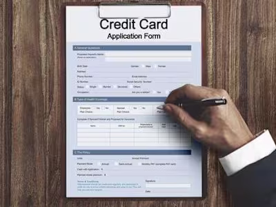 Credit card application