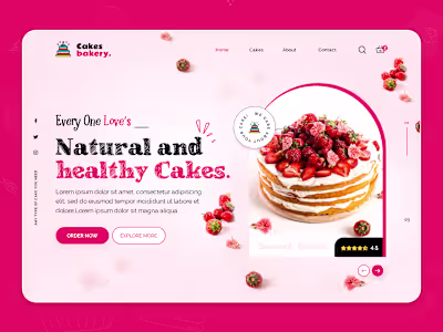 Bakery Cake And Shop Banner Design