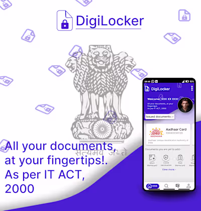 Digilocker redesigning(solosprint) :: Behance
