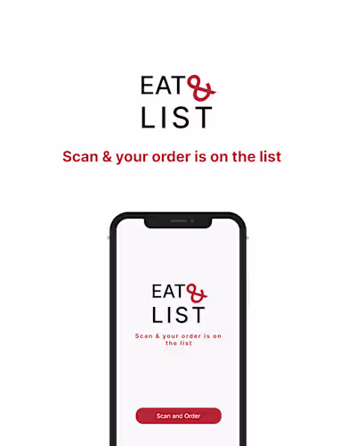 Eat & List, Online App Order
