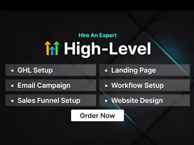 GoHighLevel Landing Page, Sales Funnel, Lead Generation Funnel