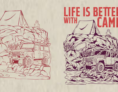 LIFE IS BETTER WITH CAMP :: Behance
