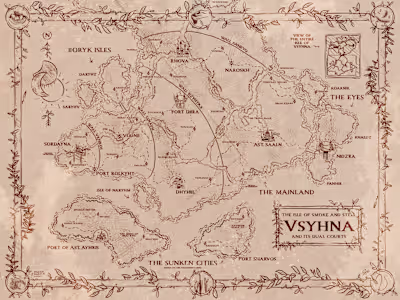 Book Map (Country) — Vsyhna
