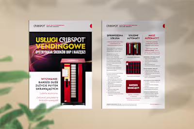 Series of four different flyers with deep branding consistency
