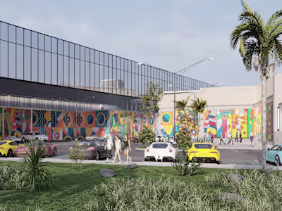 Modern Commercial Building Render