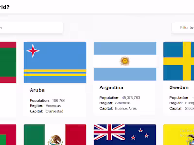 Countries API with ReactJS