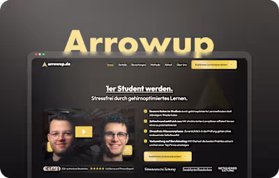 Webflow Development for ArrowUp – Brain‑Optimised Training