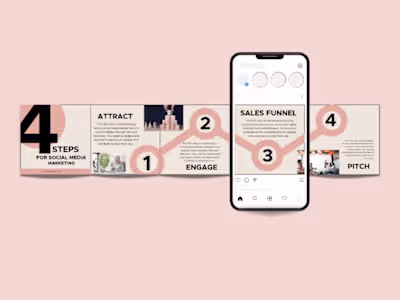 Design creative Instagram carousel and social media posts