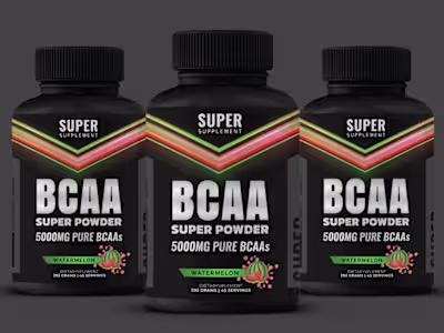 Supplement Label design