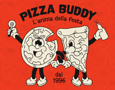 Pizza Buddy - Italian pizzeria branding