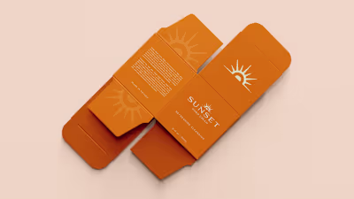 Sunset Hand Cream | Brand identity 