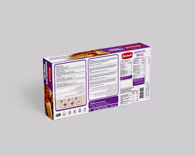 Margherita Pizza Spring Roll Packaging