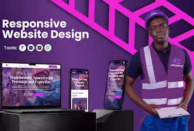 Responsive Website Design for Jetzany Company Limited