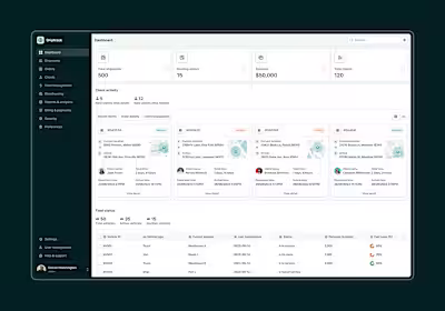 Shiptrack: Shipment Management Web App SaaS Dashboard
