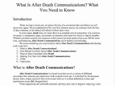 SEO Article Writing for Memorial Jewelry Website